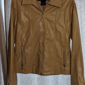 Faux leather jacket